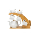 Bamboo craft tea set